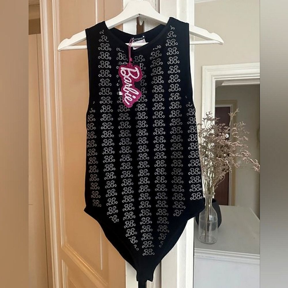 RARE RHINESTONE BARBIE™ MATTEL BODYSUIT By Zara